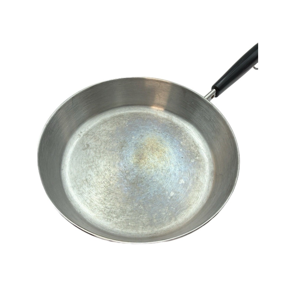 Revere Ware 9" Stainless Steel Clad Cooper Bottom Skillet Frying Pan Vtg - Picture 3 of 7